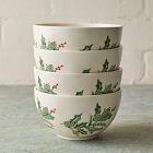 Tannenbaum Stoneware Cereal Bowl Sets
