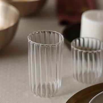 Fleck Kira Tall Tumbers, Glass, Set of 4