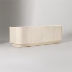 Solstice Painted Raffia Media Console (68&quot;&ndash;78&quot;)