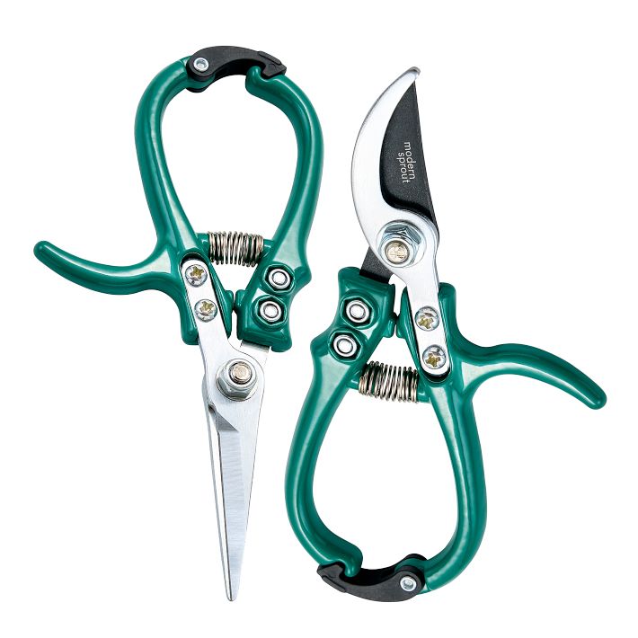Modern Sprout Gardening Shears & Pruners (Set of 2)