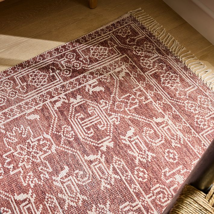 west elm 大判ラグ Kids Washable Zig Zag Rug | West Elm