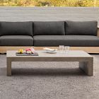 Concrete Waterfall Rectangle Coffee Table (60&quot;)