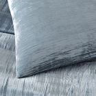 Crinkle Velvet Duvet Cover &amp; Shams - Clearance