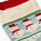 Fair Isle Knit Stocking - Snowmen