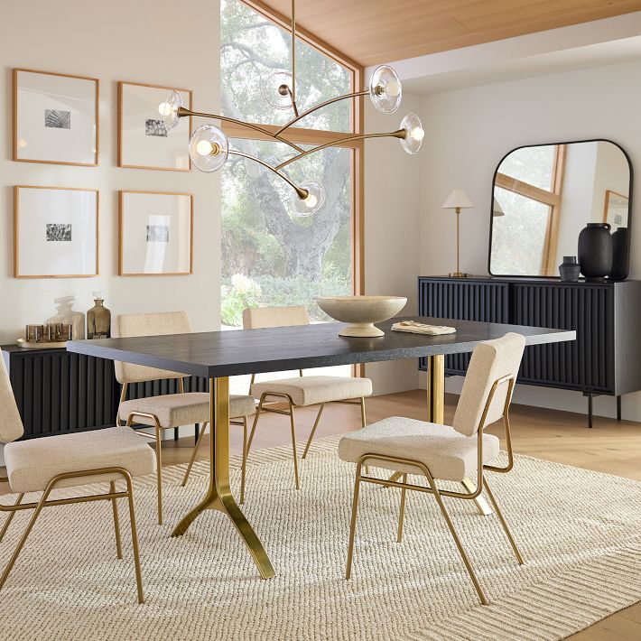 Avery Wishbone Dining Table 74