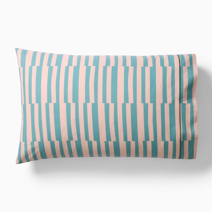 Kids Eva Chen Offbeat Stripes Pillowcase Set