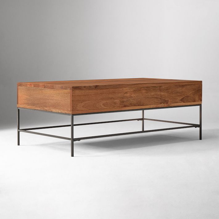 Open Box: Industrial Storage Pop-Up Coffee Table
