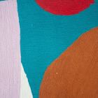 Leah Singh Blah Blah Pillow Cover - Shapes