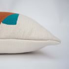 Leah Singh Blah Blah Pillow Cover - Shapes