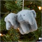 Baby's First Holiday Felt Elephant Ornament