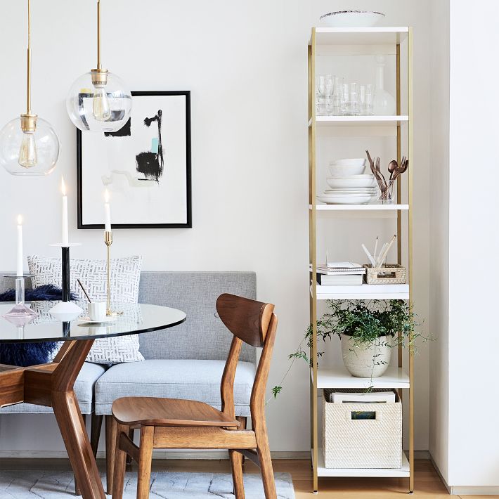West elm narrow bookshelf discount