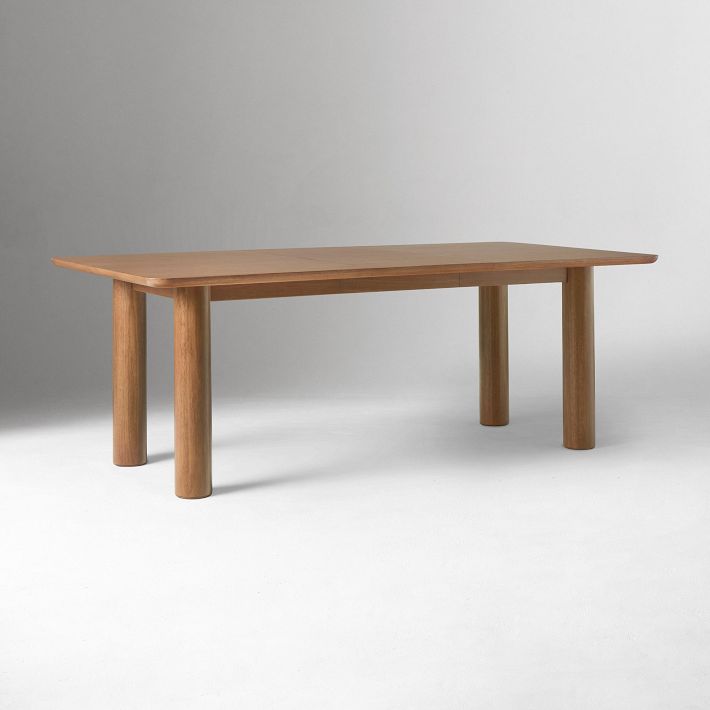 Branton Extendable Dining Table (64"–84", Cool Walnut)