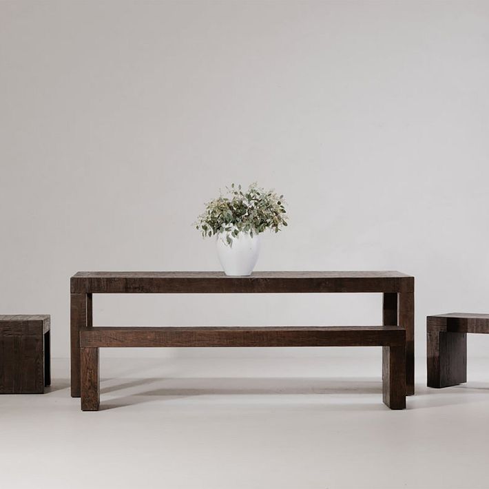 Solid Reclaimed Wood Dining Bench