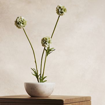 Faux Scabiosa Stem