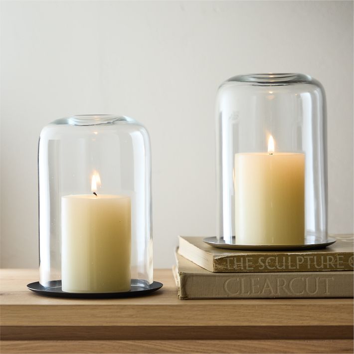 Kuba Glass &amp; Metal Cloche