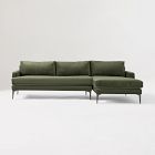 Andes 2-Piece Chaise Sectional (90&quot;&ndash;101&quot;)