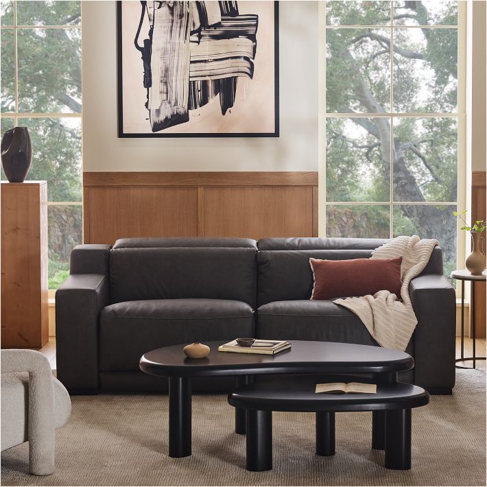 Dalton Motion Reclining Leather Sofa (86&quot;&ndash;120&quot;)