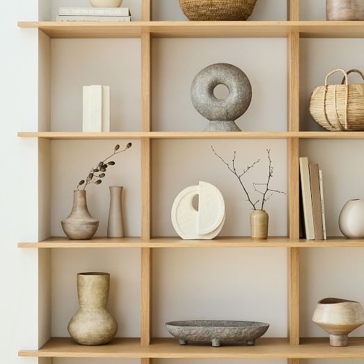 West Elm【Mサイズ☆】Alba セラミック製 オブジェ Alba Ceramic Sculptural Objects | West Elm