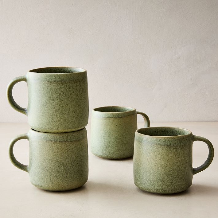 West Elm | Kanto Stoneware Handled Mug Set of 8