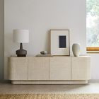 Solstice Painted Raffia Media Console (68&quot;&ndash;78&quot;)