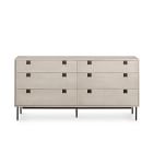 Iron &amp; Acacia 6-Drawer Dresser (62&quot;)