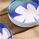 Modern Melamine Printed Outdoor Salad Plate Sets