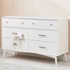 Kids Mid-Century Painted 6-Drawer Dresser (56&quot;)