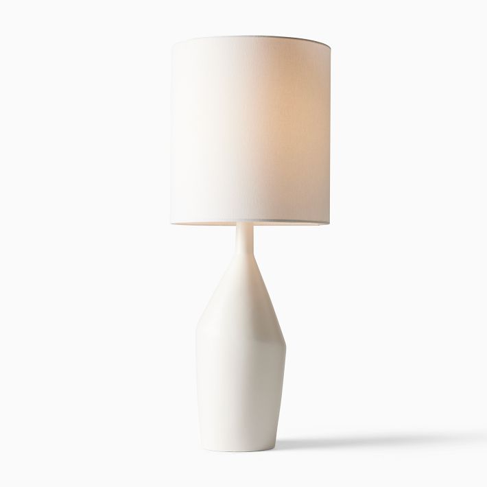 Asymmetry Ceramic Table Lamp (31") - Individual - White