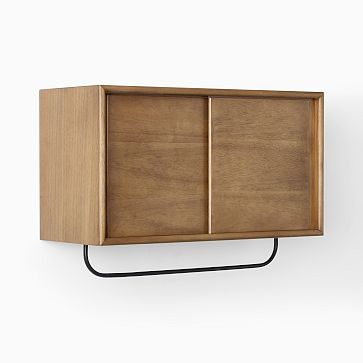 Anton Bath Storage Cabinet, Burnt Wax, 24&quot;x16&quot;