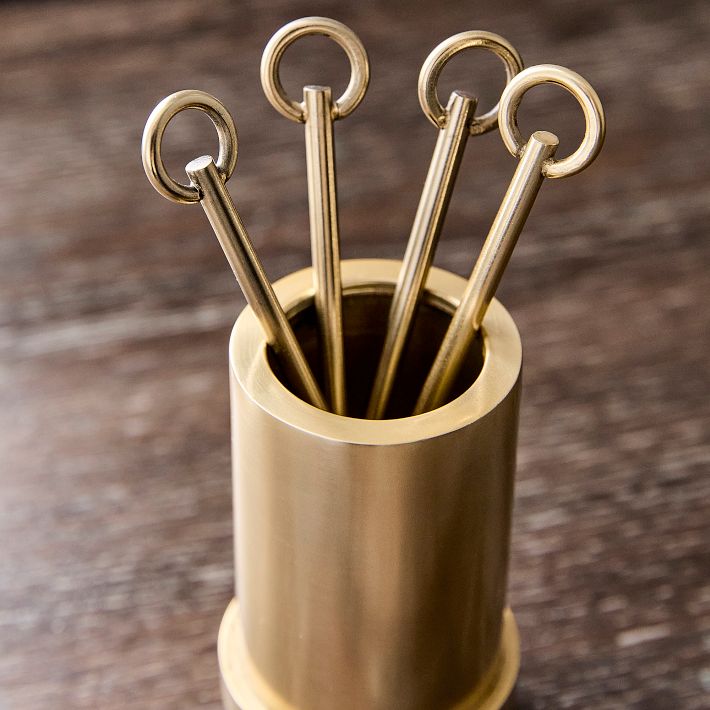 Archer Stainless Steel Cocktail Picks (Set of 6)