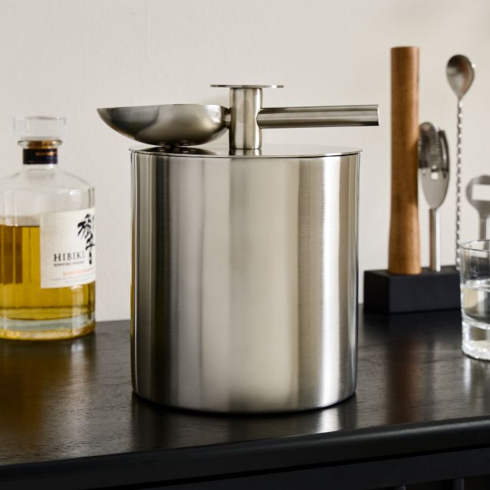 Streamline Metal Bar Ice Bucket w/ Scoop