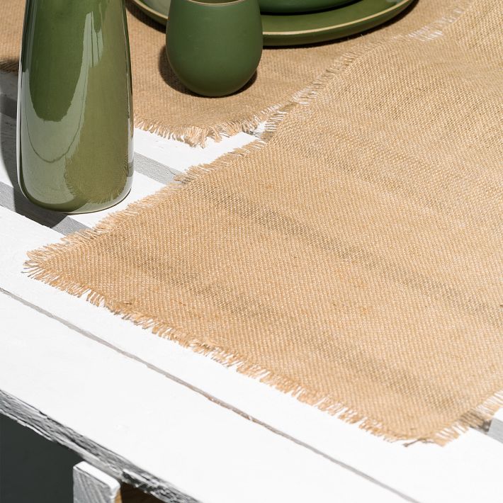 Gharyan Stoneware Jute Table Runner