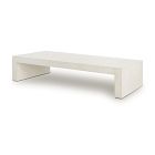 Concrete Waterfall Rectangle Coffee Table (60&quot;)