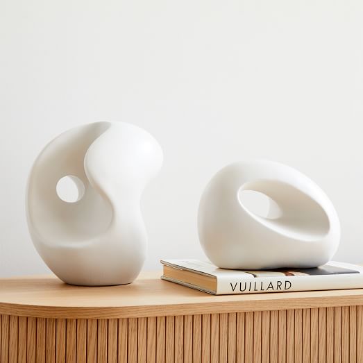 West Elm【Mサイズ☆】Alba セラミック製 オブジェ Alba Ceramic Sculptural Objects | West Elm
