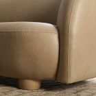 Laurent Leather Sofa (76&quot;&ndash;96&quot;)