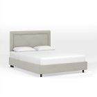 Upholstered Bordered Bed