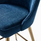Mid-Century Swivel Counter Stool - Metal Legs
