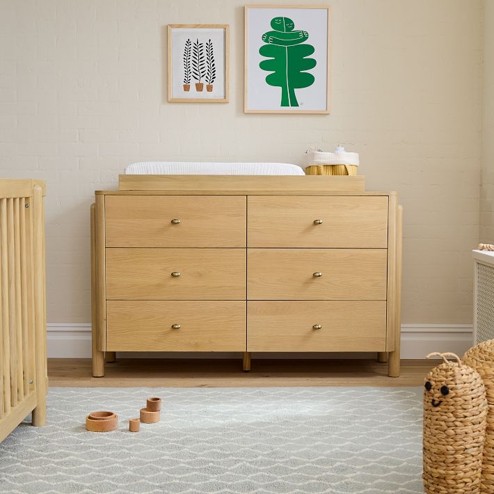 Kids Atlas 6-Drawer Changing Table (56&quot;)