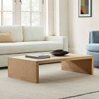 Baldwin Leather Coffee Table (40&quot;&ndash;50&quot;)
