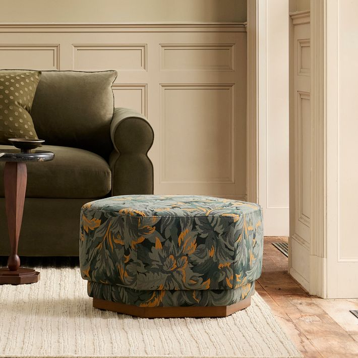 Pierce &amp; Ward Hexagon Ottoman