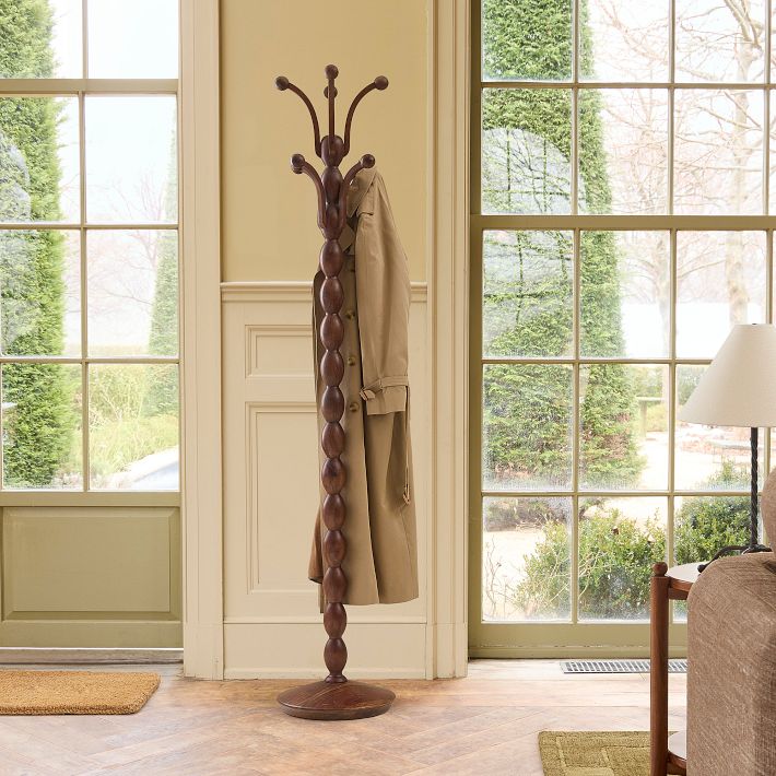 Pierce &amp; Ward Wood Coat Rack