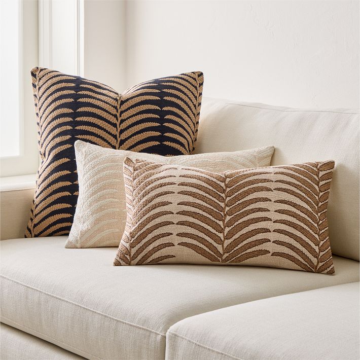 Woven Palm Pillow Cover