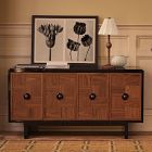 Pierce &amp; Ward Ribbed Wood Table Lamp (20&quot;)