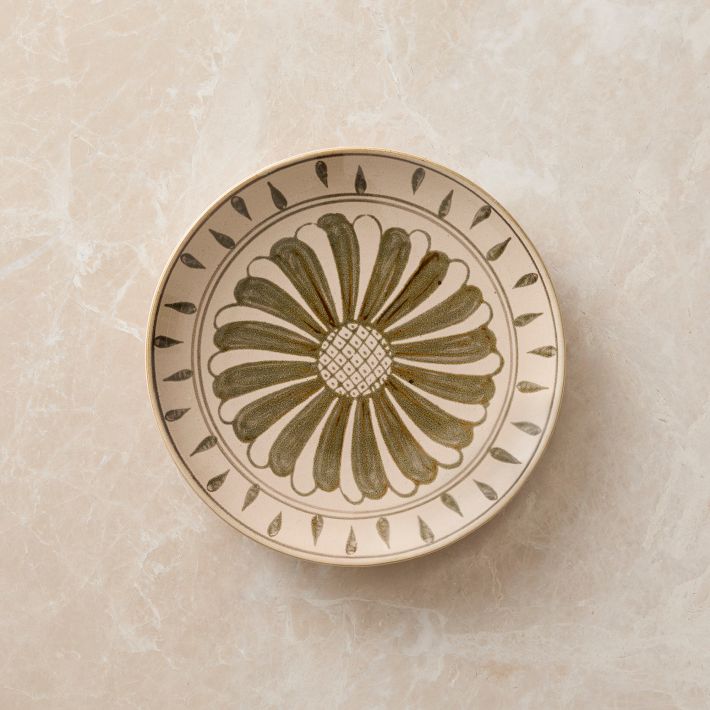 Pierce & Ward Painted Salad Plate Sets