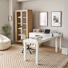 Parsons L-Shaped Desk &amp; File Cabinet Set