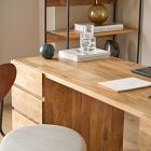 Industrial Modular Desk w/ 2 File Cabinets (64&quot;)