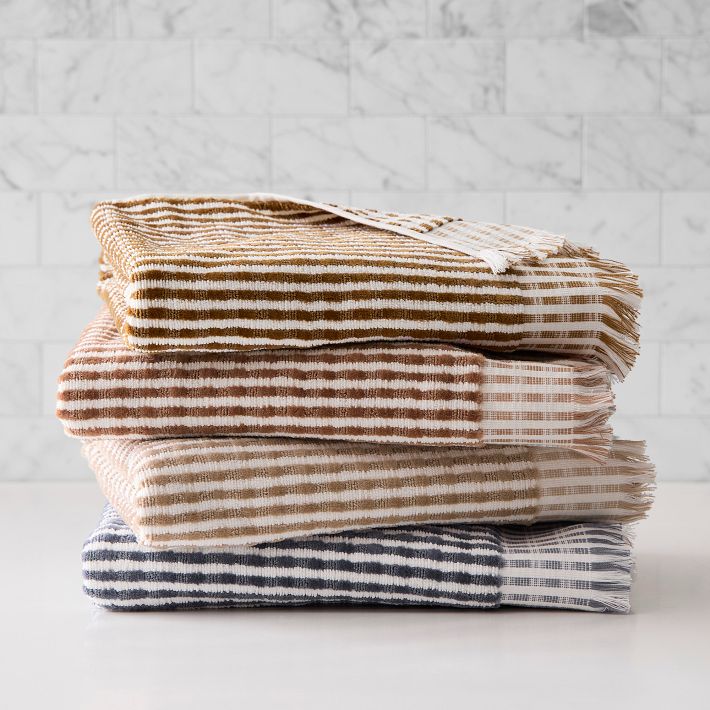 Luxe Stripe Towel | West Elm
