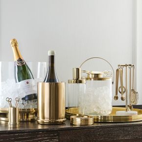 Archer Barware Collection, Cocktail Shaker, Brass