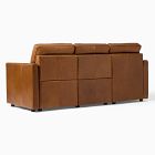 Harris Motion Reclining Leather 3-Piece Chaise Sectional (89&quot;)