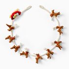 Santa's Sleigh Felt Garland